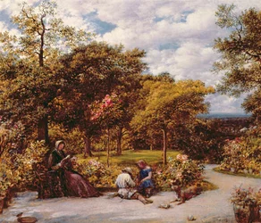 Mijn Tuin in Redhill, 1859